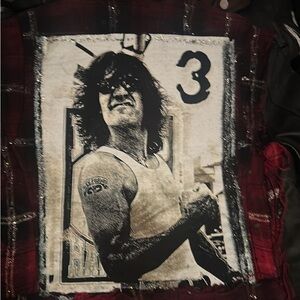 Eddie Van Halen custom leather jacket small